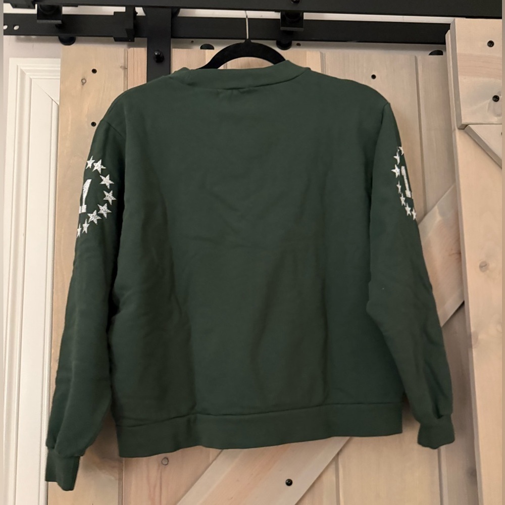NWT Free People x Vagabond Green 11 Sweatshirt - Picture 7 of 7